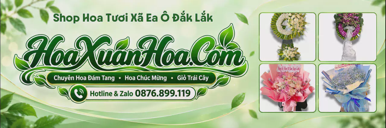 Ảnh bìa Cửa Hàng Bán Hoa Tươi Tại Xã Ea Ô Đắk Lắk - Tiệm Hoa Nhận Giao Tận Nơi
