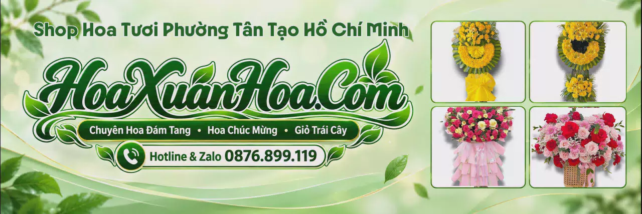 Ảnh bìa Tiệm Hoa Tươi Tại Phường Tân Tạo Hồ Chí Minh - Shop Hoa Tươi Giao Trong Ngày