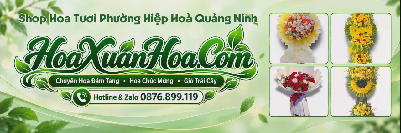 Ảnh bìa Tiệm Hoa Tươi Tại Phường Hiệp Hoà Quảng Ninh - Shop Hoa Tươi Đặt Trực Tuyến
