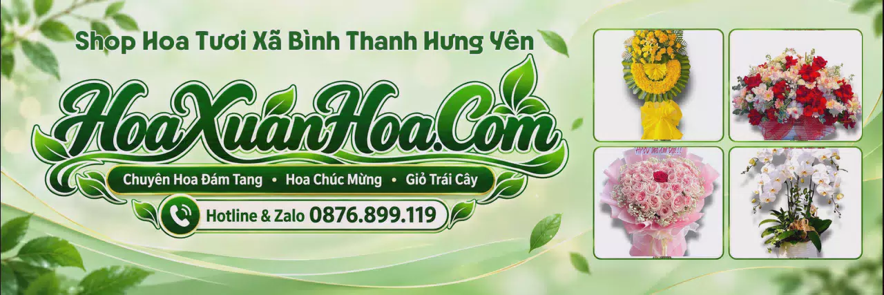 Ảnh bìa Tiệm Hoa Tươi Tại Xã Bình Thanh Hưng Yên - Đặt Hoa Dễ Dàng Nhanh Chóng