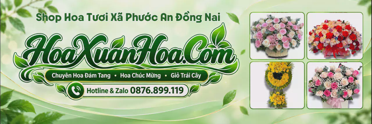 Ảnh bìa Shop Bán Hoa Tươi Tại Xã Phước An Đồng Nai - Giao Hoa Tận Nơi