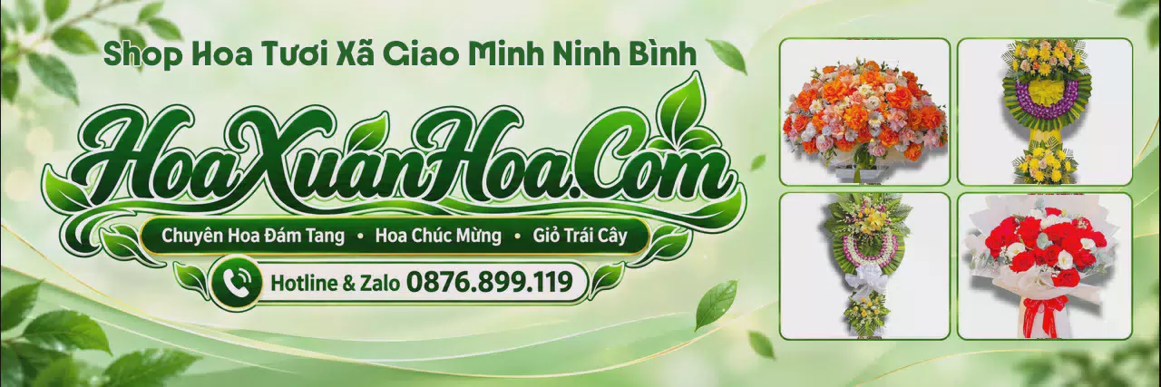 Ảnh bìa Tiệm Hoa Tươi Tại Xã Giao Minh Ninh Bình - Shop Hoa Nhận Đơn Online