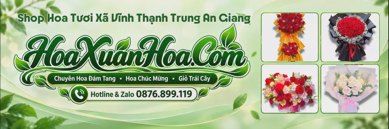 Ảnh bìa Cửa Hàng Bán Hoa Tươi Tại Xã Vĩnh Thạnh Trung An Giang - Nhận Đặt Hoa Online