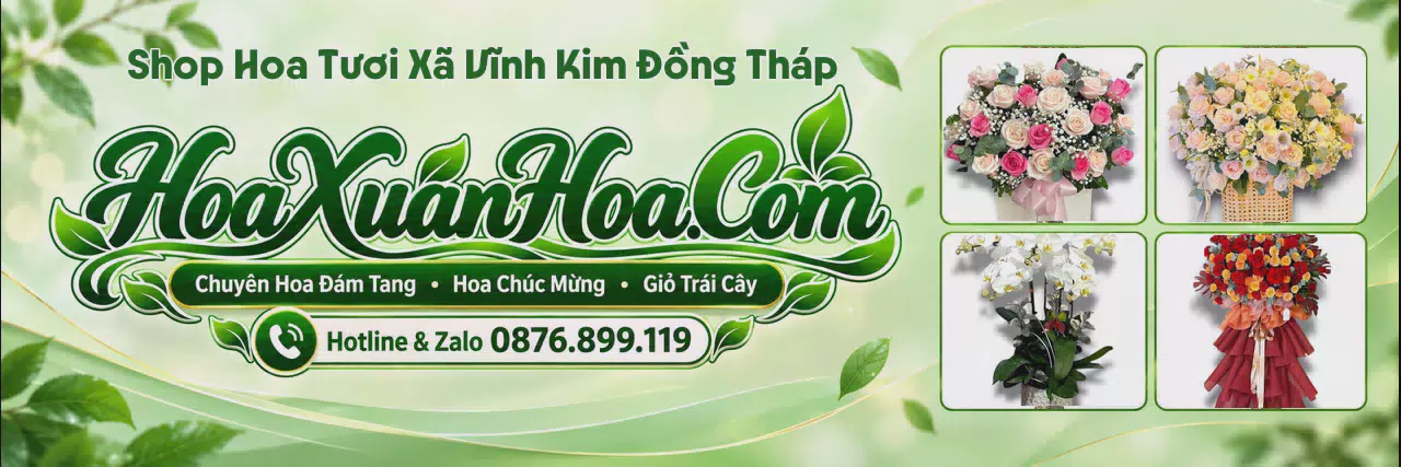 Ảnh bìa Tiệm Hoa Tươi Tại Xã Vĩnh Kim Đồng Tháp - Đặt Hoa Tươi Online