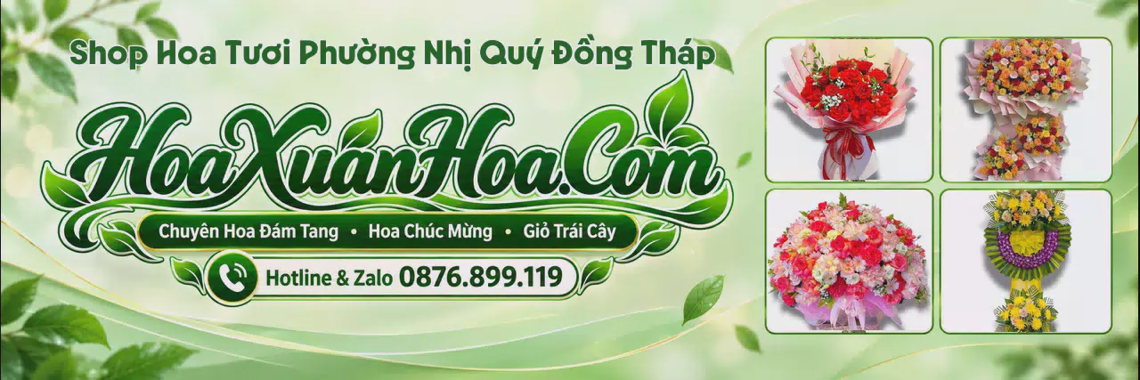 Ảnh bìa Shop Hoa Tươi Tại Phường Nhị Quý Đồng Tháp - Dịch Vụ Hoa Tươi Tận Nơi