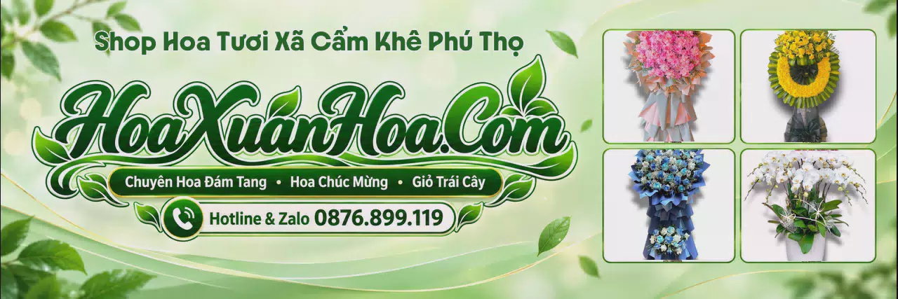 Ảnh bìa Shop Hoa Tươi Tại Xã Cẩm Khê Phú Thọ - Tiệm Hoa Tươi Giao Tận Nhà