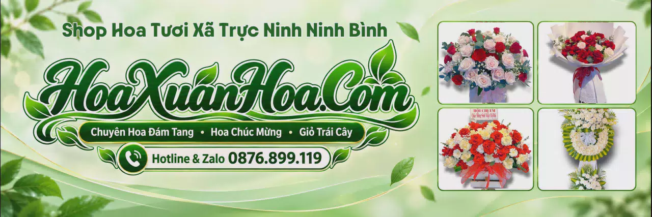 Ảnh bìa Shop Bán Hoa Tươi Tại Xã Trực Ninh Ninh Bình - Giao Hoa Nhanh Trong 2 Giờ