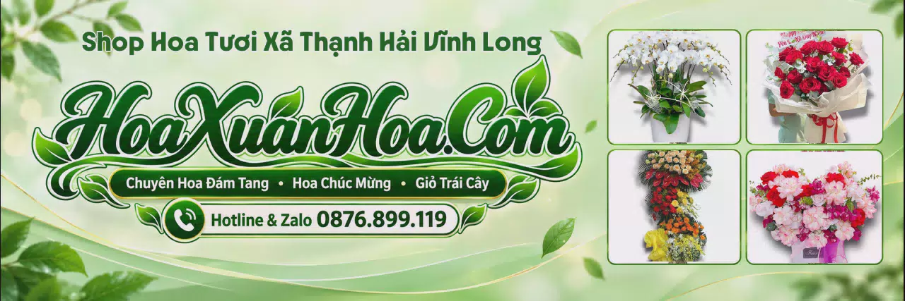 Ảnh bìa Tiệm Hoa Tươi Tại Xã Thạnh Hải Vĩnh Long - Đặt Hoa Tươi Nhanh Chóng