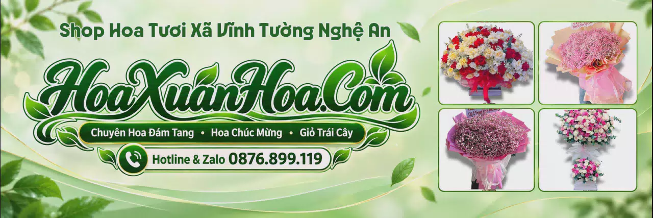Ảnh bìa Cửa Hàng Hoa Tươi Tại Xã Vĩnh Tường Nghệ An - Giao Hoa Tận Nơi