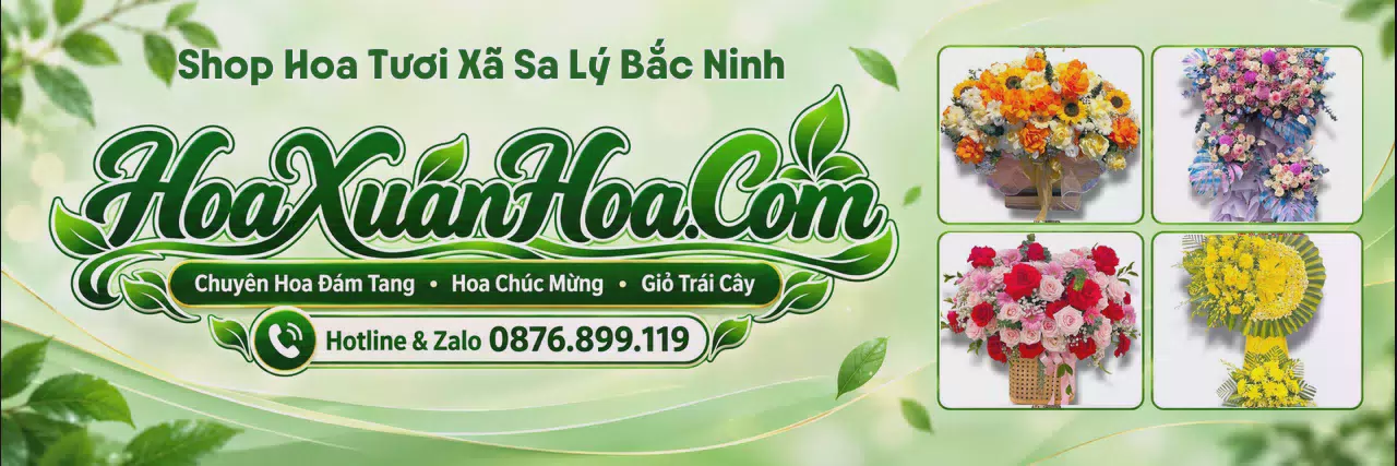 Ảnh bìa Shop Hoa Tươi Tại Xã Sa Lý Bắc Ninh - Dịch Vụ Đặt Hoa Trực Tuyến