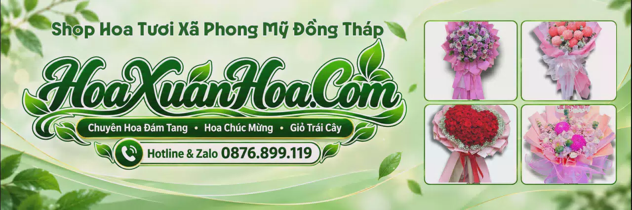 Ảnh bìa Shop Hoa Tươi Tại Xã Phong Mỹ Đồng Tháp - Đặt Hoa Dễ Dàng Nhanh Chóng