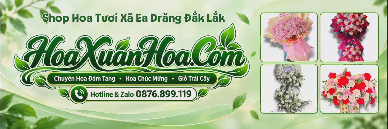 Ảnh bìa Tiệm Hoa Tươi Tại Xã Ea Drăng Đắk Lắk - Tiệm Hoa Tươi Giao Nhanh