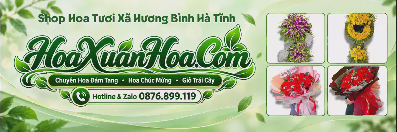 Ảnh bìa Tiệm Hoa Tươi Tại Xã Hương Bình Hà Tĩnh - Đặt Hoa Online Tiện Lợi
