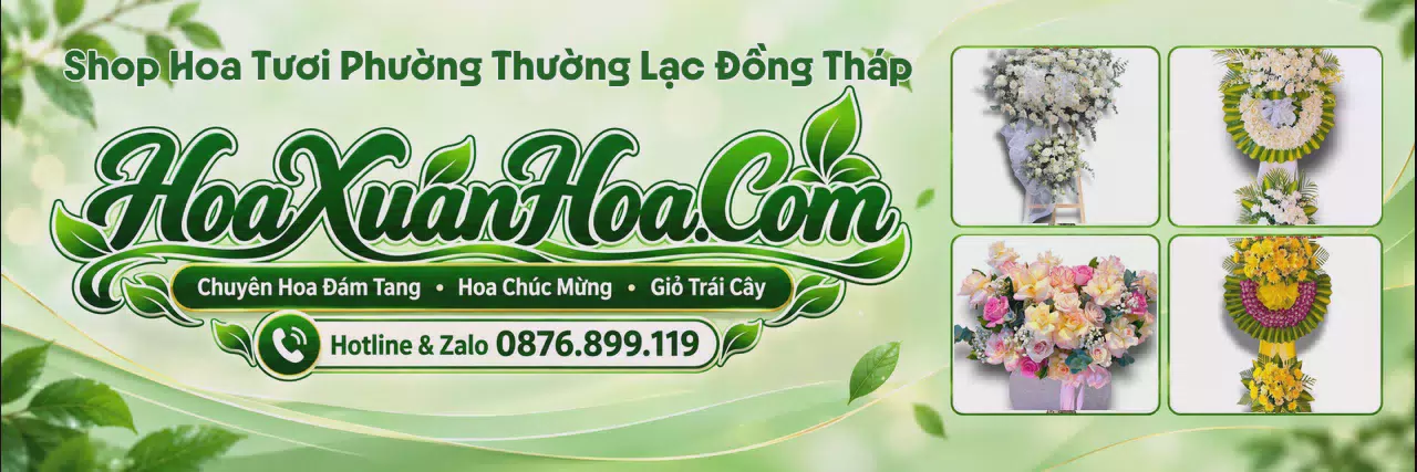 Ảnh bìa Tiệm Hoa Tươi Tại Phường Thường Lạc Đồng Tháp - Shop Hoa Giao Tận Nhà