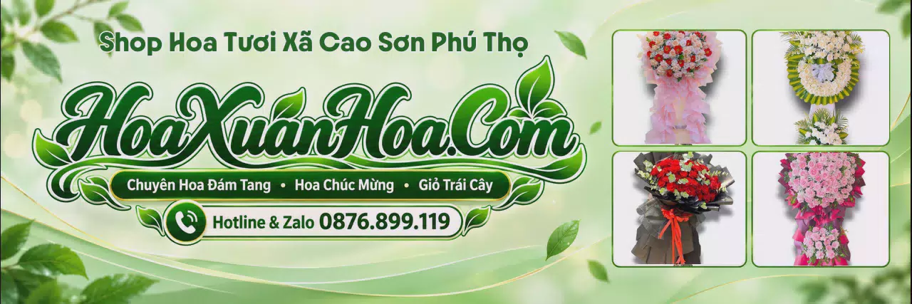 Ảnh bìa Tiệm Hoa Tươi Tại Xã Cao Sơn Phú Thọ - Đặt Hoa Online Tiện Lợi