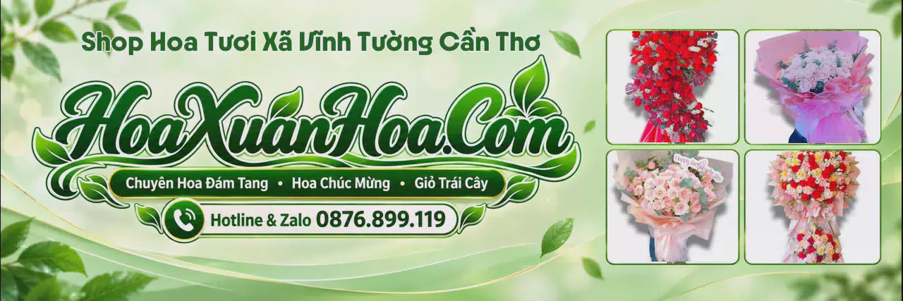 Ảnh bìa Cửa Hàng Hoa Tươi Tại Xã Vĩnh Tường Cần Thơ - Nhận Đặt Hoa Online
