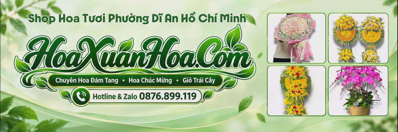 Ảnh bìa Shop Hoa Tươi Tại Phường Dĩ An Hồ Chí Minh - Tiệm Hoa Giao Nhanh