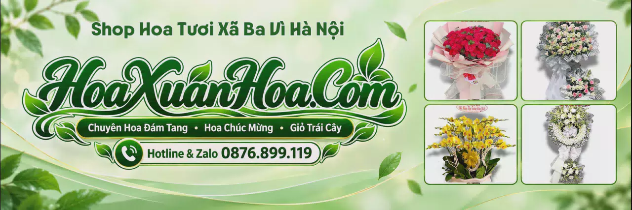 Ảnh bìa Tiệm Hoa Tươi Tại Xã Ba Vì Hà Nội - Tiệm Hoa Tươi Gần Đây