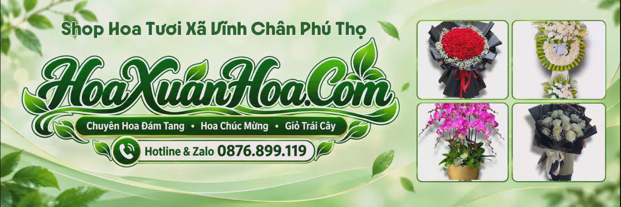 Ảnh bìa Cửa Hàng Bán Hoa Tươi Tại Xã Vĩnh Chân Phú Thọ - Tiệm Hoa Nhận Giao Tận Nơi