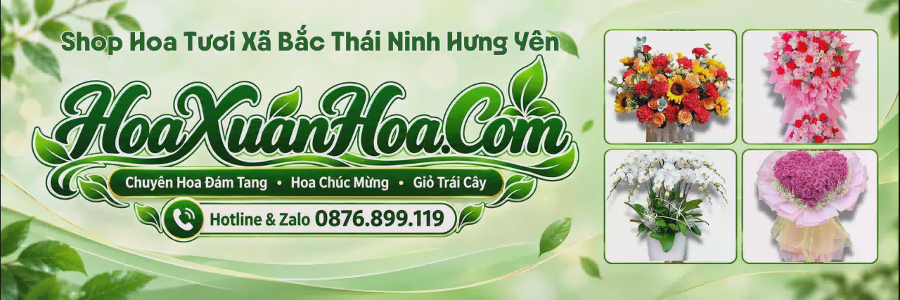 Ảnh bìa Cửa Hàng Hoa Tươi Tại Xã Bắc Thái Ninh Hưng Yên - Đặt Hoa Online Tiện Lợi