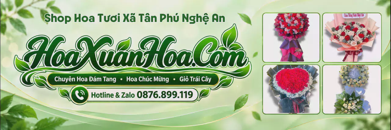 Ảnh bìa Tiệm Hoa Tươi Tại Xã Tân Phú Nghệ An - Giao Hoa Nhanh Chóng