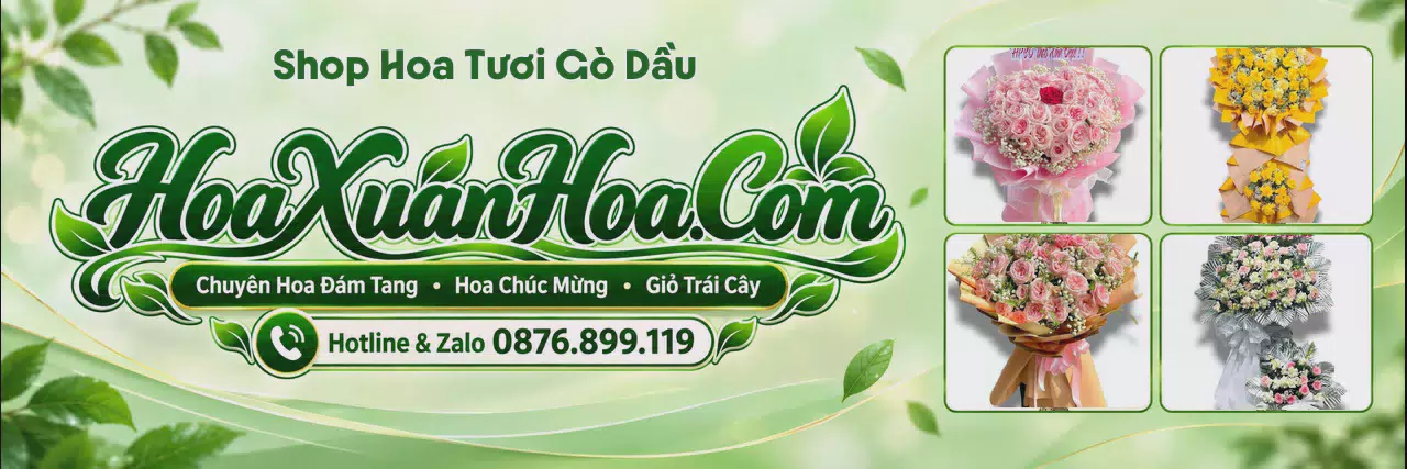 Ảnh bìa Shop Hoa Tươi Tại Gò Dầu - Tiệm Hoa Nhận Giao Tận Nơi