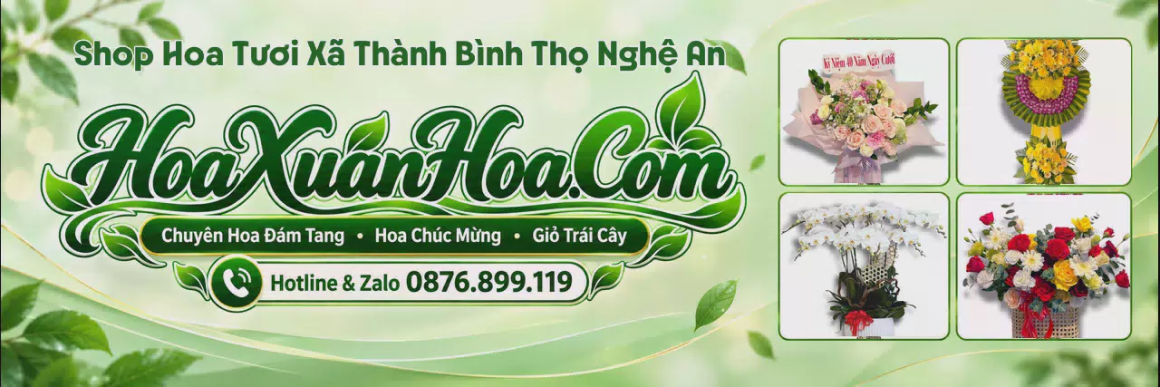 Ảnh bìa Shop Bán Hoa Tươi Tại Xã Thành Bình Thọ Nghệ An - Đặt Hoa Nhanh Trong Ngày