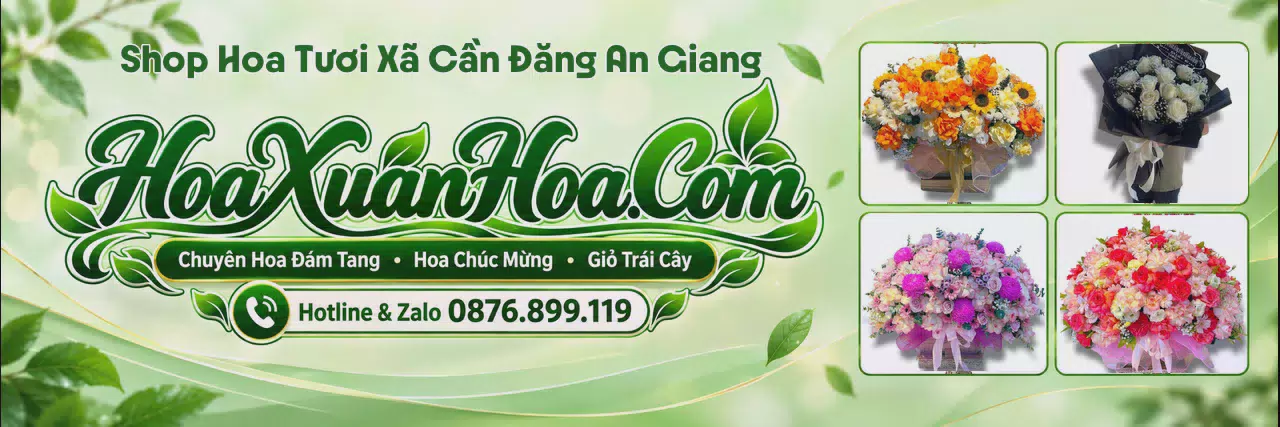 Ảnh bìa Cửa Hàng Bán Hoa Tươi Tại Xã Cần Đăng An Giang - Giao Hoa Tận Nơi