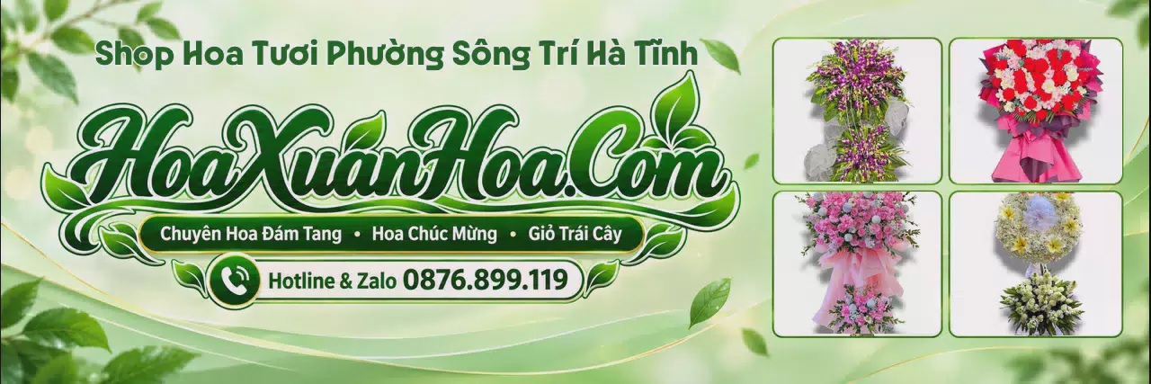 Ảnh bìa Tiệm Hoa Tươi Tại Phường Sông Trí Hà Tĩnh - Đặt Hoa Online Giao Nhanh