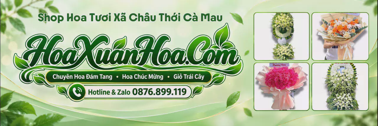 Ảnh bìa Shop Bán Hoa Tươi Tại Xã Châu Thới Cà Mau - Tiệm Hoa Nhận Giao Tận Nơi