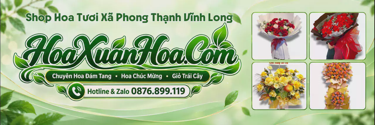 Ảnh bìa Cửa Hàng Bán Hoa Tươi Tại Xã Phong Thạnh Vĩnh Long - Shop Hoa Nhận Đơn Online