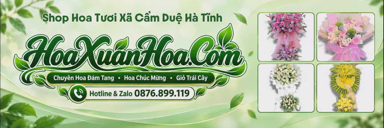 Ảnh bìa Tiệm Hoa Tươi Tại Xã Cẩm Duệ Hà Tĩnh - Đặt Hoa Nhanh Trong Ngày