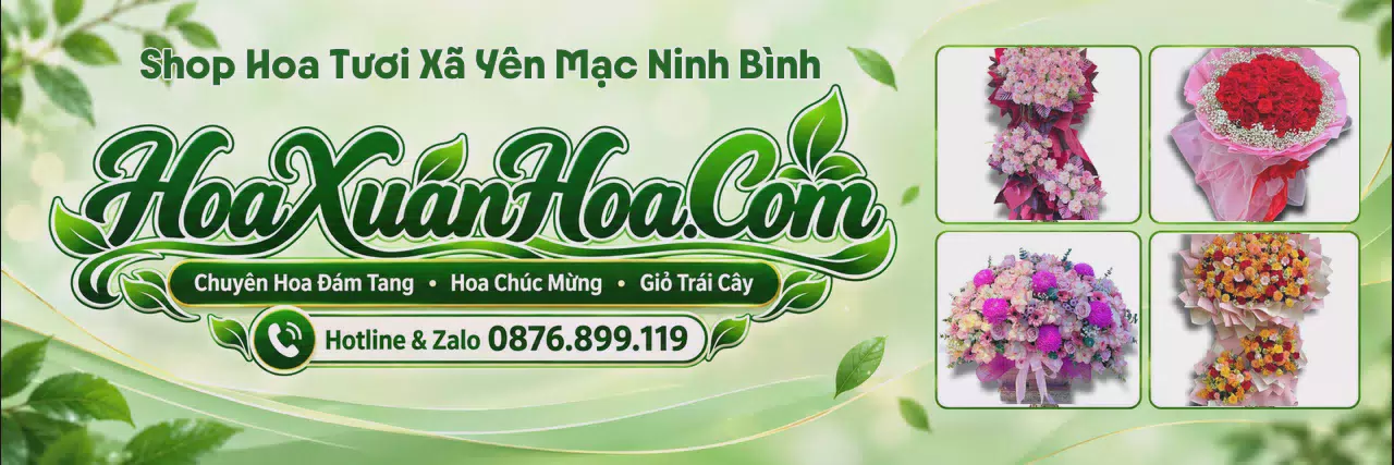 Ảnh bìa Cửa Hàng Bán Hoa Tươi Tại Xã Yên Mạc Ninh Bình - Đặt Hoa Nhanh Trong Ngày