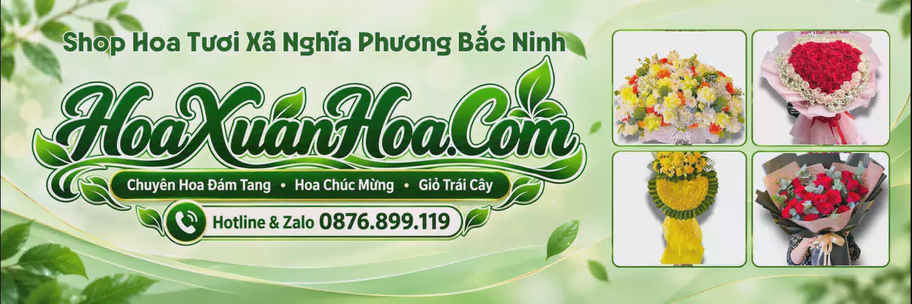 Ảnh bìa Shop Hoa Tươi Tại Xã Nghĩa Phương Bắc Ninh - Tiệm Hoa Nhận Giao Tận Nơi
