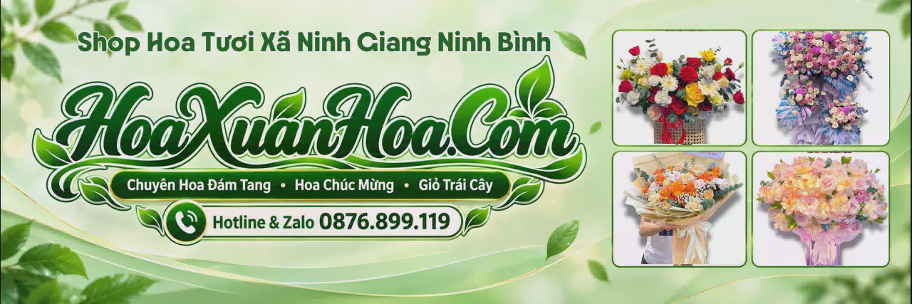 Ảnh bìa Shop Bán Hoa Tươi Tại Xã Ninh Giang Ninh Bình - Dịch Vụ Hoa Tươi Tận Nơi