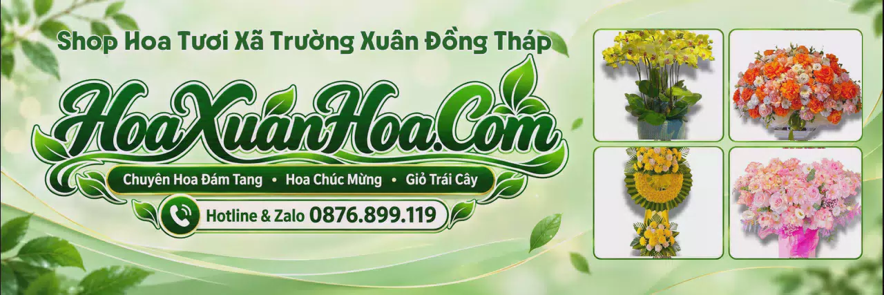 Ảnh bìa Shop Hoa Tươi Tại Xã Trường Xuân Đồng Tháp - Shop Hoa Nhận Đơn Online