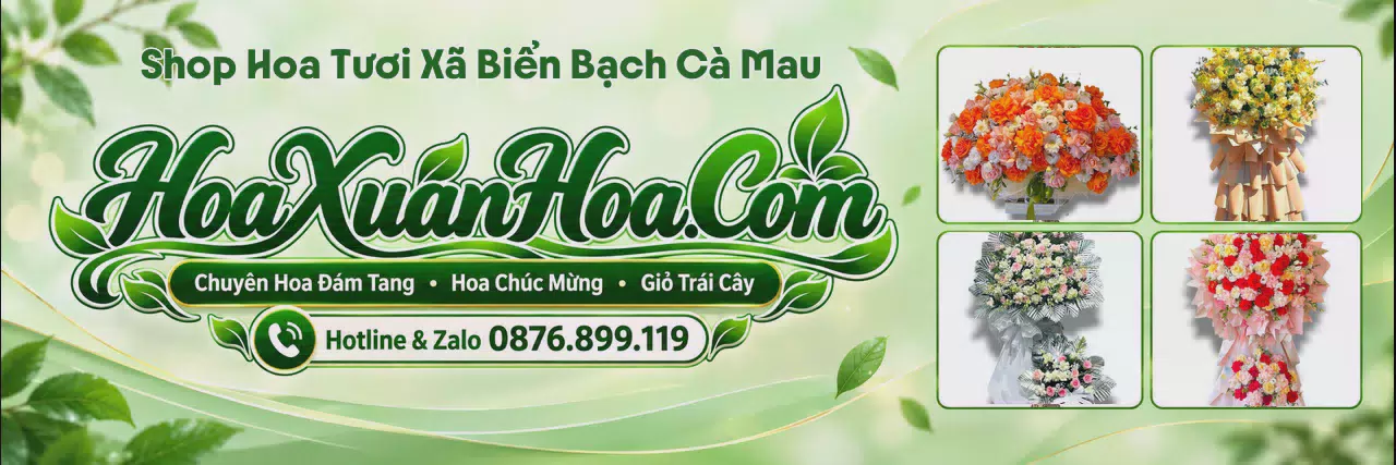 Ảnh bìa Shop Hoa Tươi Tại Xã Biển Bạch Cà Mau - Tiệm Hoa Giao Nhanh