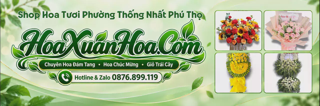 Ảnh bìa Shop Hoa Tươi Tại Phường Thống Nhất Phú Thọ - Đặt Hoa Nhanh Trong Ngày