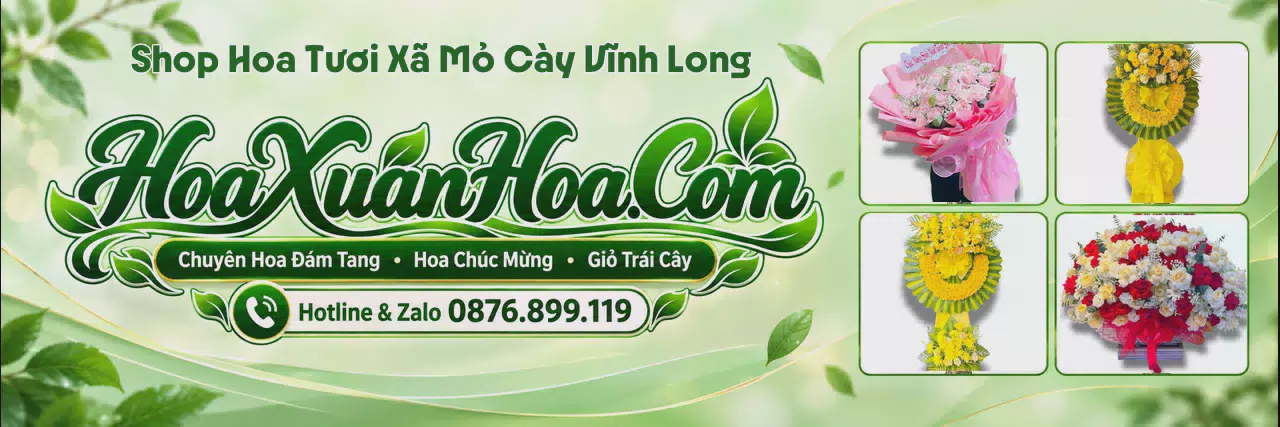Ảnh bìa Shop Hoa Tươi Tại Xã Mỏ Cày Vĩnh Long - Tiệm Hoa Giao Hoa Tận Nhà
