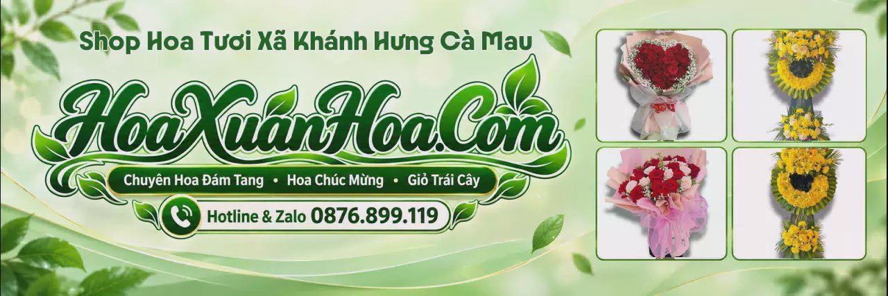 Ảnh bìa Tiệm Hoa Tươi Tại Xã Khánh Hưng Cà Mau - Đặt Hoa Online Giao Nhanh