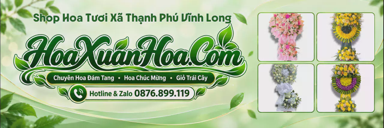 Ảnh bìa Tiệm Hoa Tươi Tại Xã Thạnh Phú Vĩnh Long - Shop Hoa Giao Tận Nhà