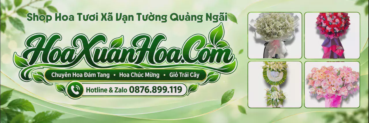 Ảnh bìa Shop Hoa Tươi Tại Xã Vạn Tường Quảng Ngãi - Tiệm Hoa Giao Nhanh