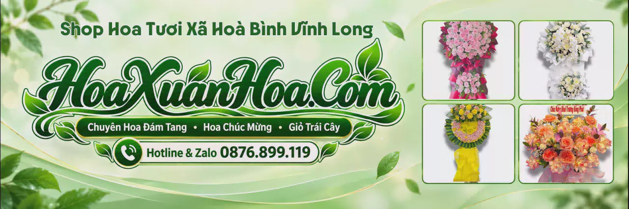 Ảnh bìa Cửa Hàng Bán Hoa Tươi Tại Xã Hoà Bình Vĩnh Long - Shop Hoa Nhận Đơn Online