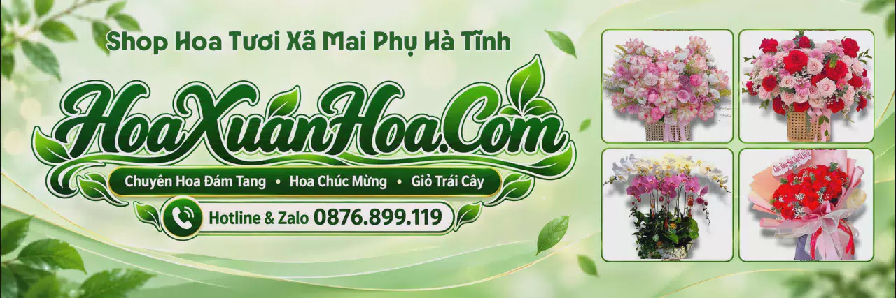 Ảnh bìa Cửa Hàng Bán Hoa Tươi Tại Xã Mai Phụ Hà Tĩnh - Shop Hoa Online Uy Tín