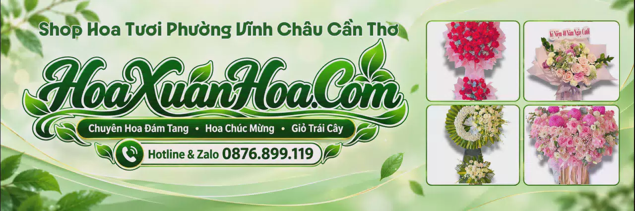 Ảnh bìa Cửa Hàng Bán Hoa Tươi Tại Phường Vĩnh Châu Cần Thơ - Đặt Hoa Online Giao Nhanh