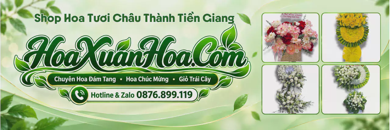 Ảnh bìa Cửa Hàng Bán Hoa Tươi Tại Châu Thành Tiền Giang - Giao Hoa Nhanh Trong 2 Giờ