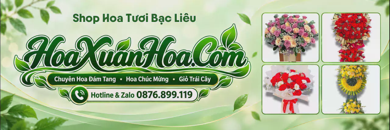 Ảnh bìa Tiệm Hoa Tươi Tại Bạc Liêu - Dịch Vụ Hoa Tươi Giao Nhanh