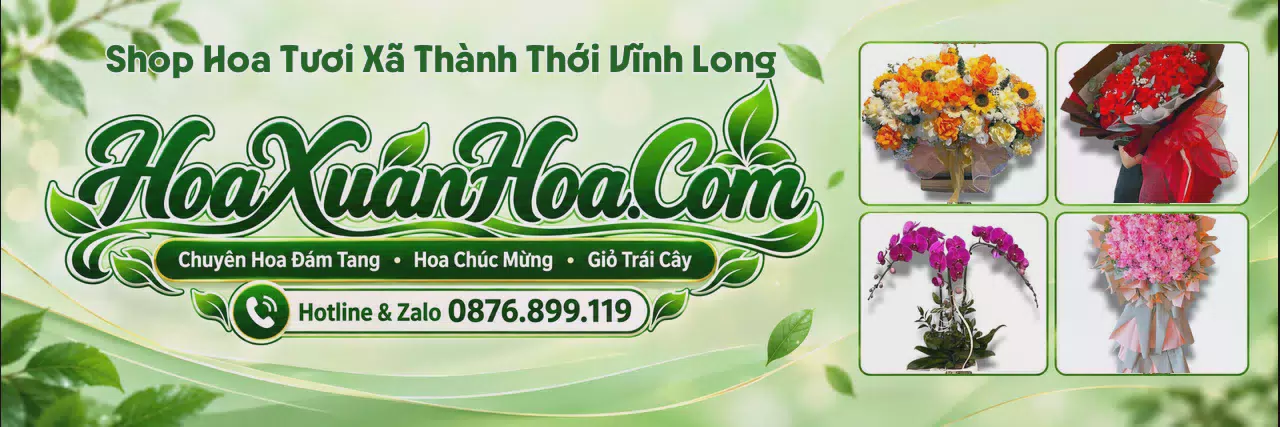 Ảnh bìa Đặt Hoa Tươi Tại Xã Thành Thới Vĩnh Long - Tiệm Hoa Giao Nhanh