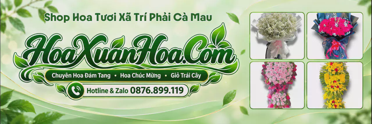 Ảnh bìa Đặt Hoa Tươi Tại Xã Trí Phải Cà Mau - Tiệm Hoa Giao Nhanh