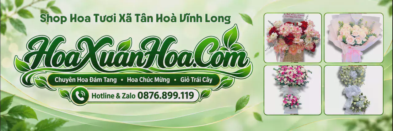 Ảnh bìa Tiệm Hoa Tươi Tại Xã Tân Hoà Vĩnh Long - Đặt Hoa Online Giao Nhanh